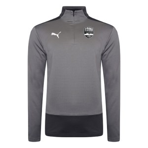 Puma Goal Training 1/4 Zip Midlayer Grey-Asphalt