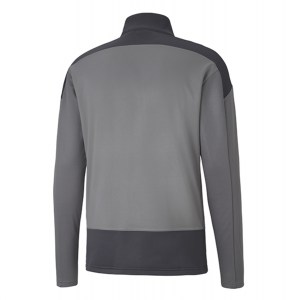 Puma Goal Training 1/4 Zip Midlayer Grey-Asphalt