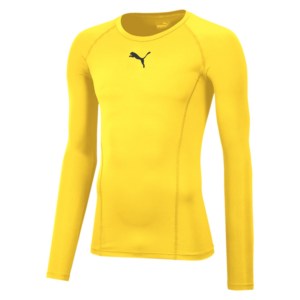 Puma Long Sleeve Baselayer Cyber Yellow