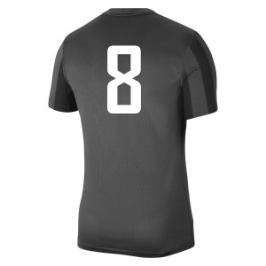Nike Striped Division IV Short Sleeve Jersey Anthracite-Black-White