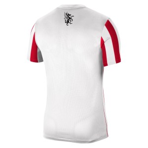 Nike Striped Division IV Short Sleeve Jersey White-University Red-Black