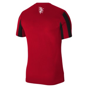 Nike Striped Division IV Short Sleeve Jersey University Red-Black-White