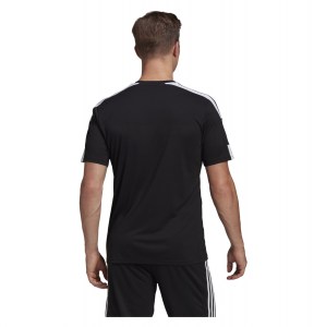 adidas Squadra 21 Short Sleeve Shirt (M) Black-White