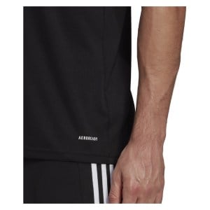 adidas Squadra 21 Short Sleeve Shirt (M) Black-White