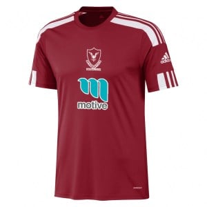 adidas Squadra 21 Short Sleeve Shirt (M) Team Power Red-White