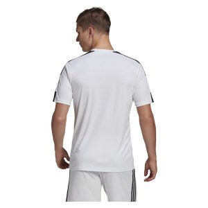 adidas Squadra 21 Short Sleeve Shirt (M) White-Black