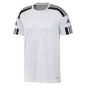 adidas Squadra 21 Short Sleeve Shirt (M) White-Black