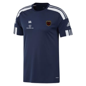 adidas Squadra 21 Short Sleeve Shirt (M) Team Navy Blue-White