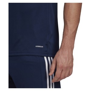 adidas Squadra 21 Short Sleeve Shirt (M) Team Navy Blue-White