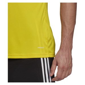 adidas Squadra 21 Short Sleeve Shirt (M) Team Yellow-White