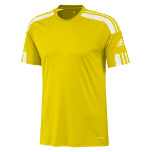 adidas Squadra 21 Short Sleeve Shirt (M) Team Yellow-White