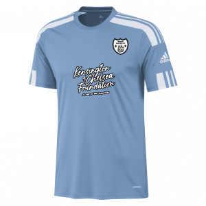 adidas Squadra 21 Short Sleeve Shirt (M) Team Light Blue-White