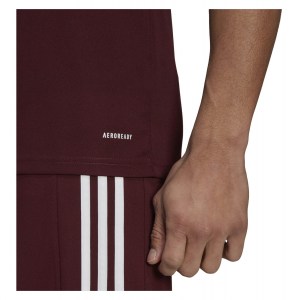 adidas Squadra 21 Short Sleeve Shirt (M) Team Maroon-White