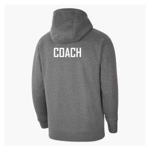 Nike Team Club 20 Fleece Hoodie (M) Charcoal Heather-White-White