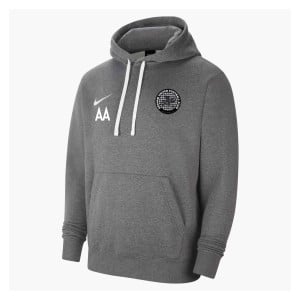 Nike Team Club 20 Fleece Hoodie (M) Charcoal Heather-White-White