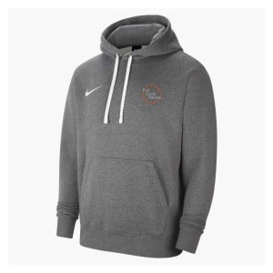 Nike Team Club 20 Fleece Hoodie (M) Charcoal Heather-White-White