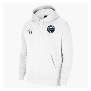 Nike Team Club 20 Fleece Hoodie (M) White-White-Wolf Grey