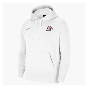 Nike Team Club 20 Fleece Hoodie (M) White-White-Wolf Grey