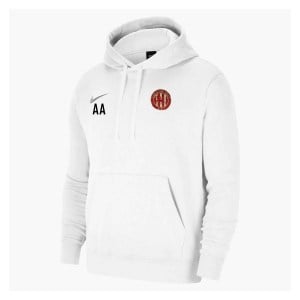 Nike Team Club 20 Fleece Hoodie (M) White-White-Wolf Grey