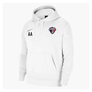 Nike Team Club 20 Fleece Hoodie (M) White-White-Wolf Grey