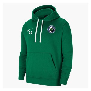 Nike Team Club 20 Fleece Hoodie (M) Pine Green-White-White