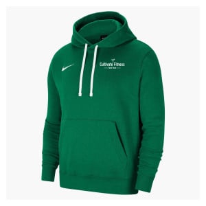 Nike Team Club 20 Fleece Hoodie (M) Pine Green-White-White