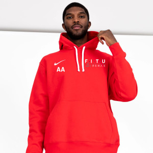 Nike Team Club 20 Fleece Hoodie (M) University Red-White-White