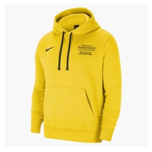 Nike Team Club 20 Fleece Hoodie (M) Tour Yellow-Black-Black