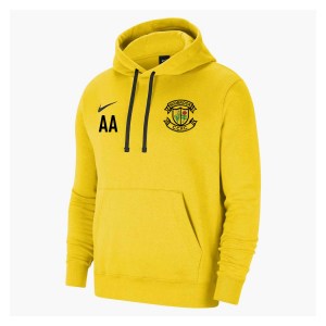 Nike Team Club 20 Fleece Hoodie (M) Tour Yellow-Black-Black