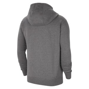 Nike Team Club 20 Fleece Full-Zip Hoodie Charcoal Heathr-White-White