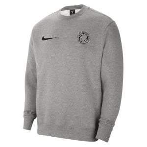 Nike Team Club 20 Fleece Crew Sweatshirt Dark Grey Heather-Black-Black