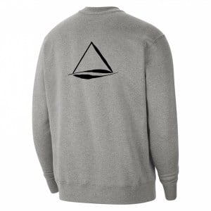 Nike Team Club 20 Fleece Crew Sweatshirt Dark Grey Heather-Black-Black