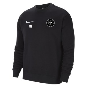 Nike Team Club 20 Fleece Crew Sweatshirt Black-White-White