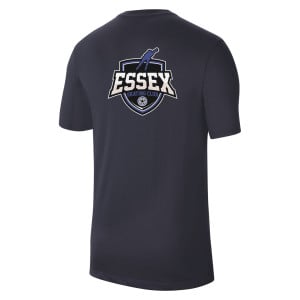 Nike Team Club 20 Swoosh Tee (M) Obsidian-White