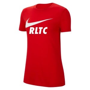 Nike Womens Team Club 20 Swoosh Tee (W) University Red-White