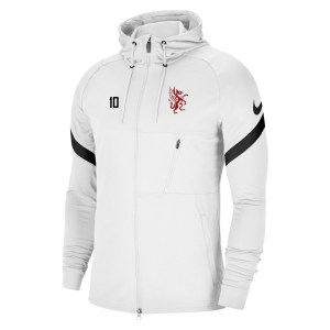 Nike Strike Full-Zip Hooded Jacket (M) White-Black-Black