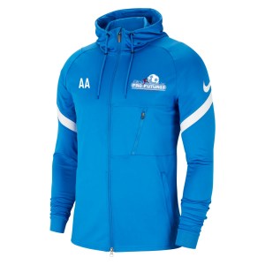Nike Strike Full-Zip Hooded Jacket (M) Royal Blue-White-White
