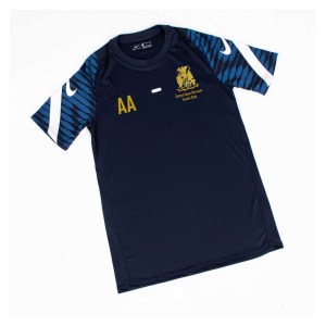 Nike Strike Training Tee (M) Obsidian-Royal Blue-White-White