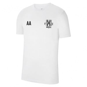 Nike Team Club 20 Cotton T-Shirt (M) White-Black