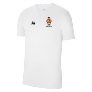 Nike Team Club 20 Cotton T-Shirt (M) White-Black