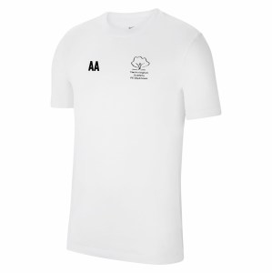 Nike Team Club 20 Cotton T-Shirt (M) White-Black