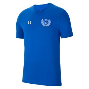 Nike Team Club 20 Cotton T-Shirt (M) Royal Blue-White