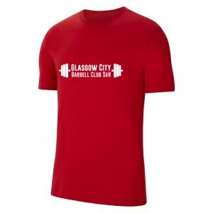 Nike Team Club 20 Cotton T-Shirt (M) University Red-White