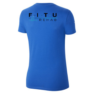 Nike Womens Team Club 20 Cotton T-Shirt (W) Royal Blue-White