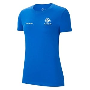 Nike Womens Team Club 20 Cotton T-Shirt (W) Royal Blue-White