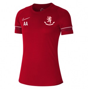 Nike Academy 21 Training Top (W) University Red-White-Gym Red-White