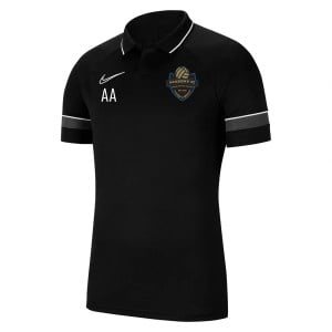 Nike Academy 21 Performance Polo (M) Black-White-Anthracite-White