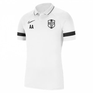 Nike Academy 21 Performance Polo (M) White-Black-Black-Black