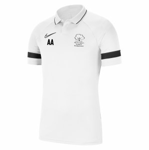 Nike Academy 21 Performance Polo (M) White-Black-Black-Black