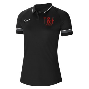 Nike Womens Academy 21 Performance Polo (W) Black-White-Anthracite-White